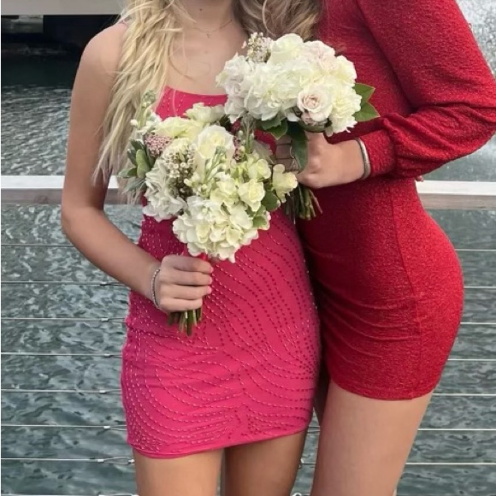 pink homecoming dress